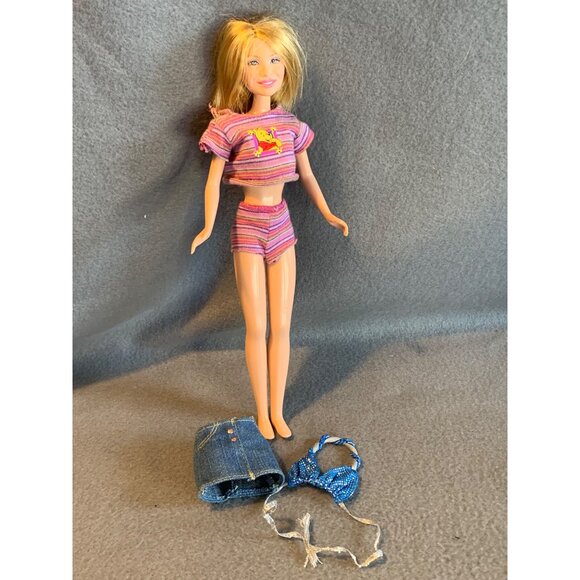 2001 Mattel Mary-Kate and Ashely-Mary-K W Outfits Jointed Bendable Knees Doll - Picture 11 of 13